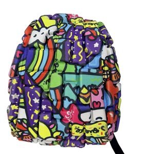 MadPax 3D Bubble Multicolored Backpack Great Condition Rare 14''